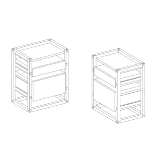 Mesas de noche Milano